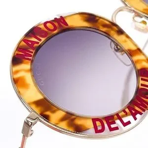 New - Gucci Brown New Gg0113s 010 Round Metal Sunglasses Gucci | Accessories | New Gucci Brown New Gg13s 010 Round  main image 4